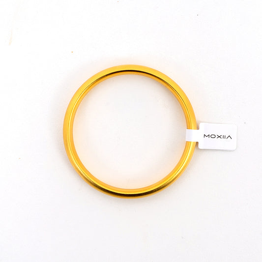 Classic Gold-Tone Bangle Bracelet – Elegant & Timeless Jewelry for Women & Men, Lightweight and Durable, Perfect for Any Occasion